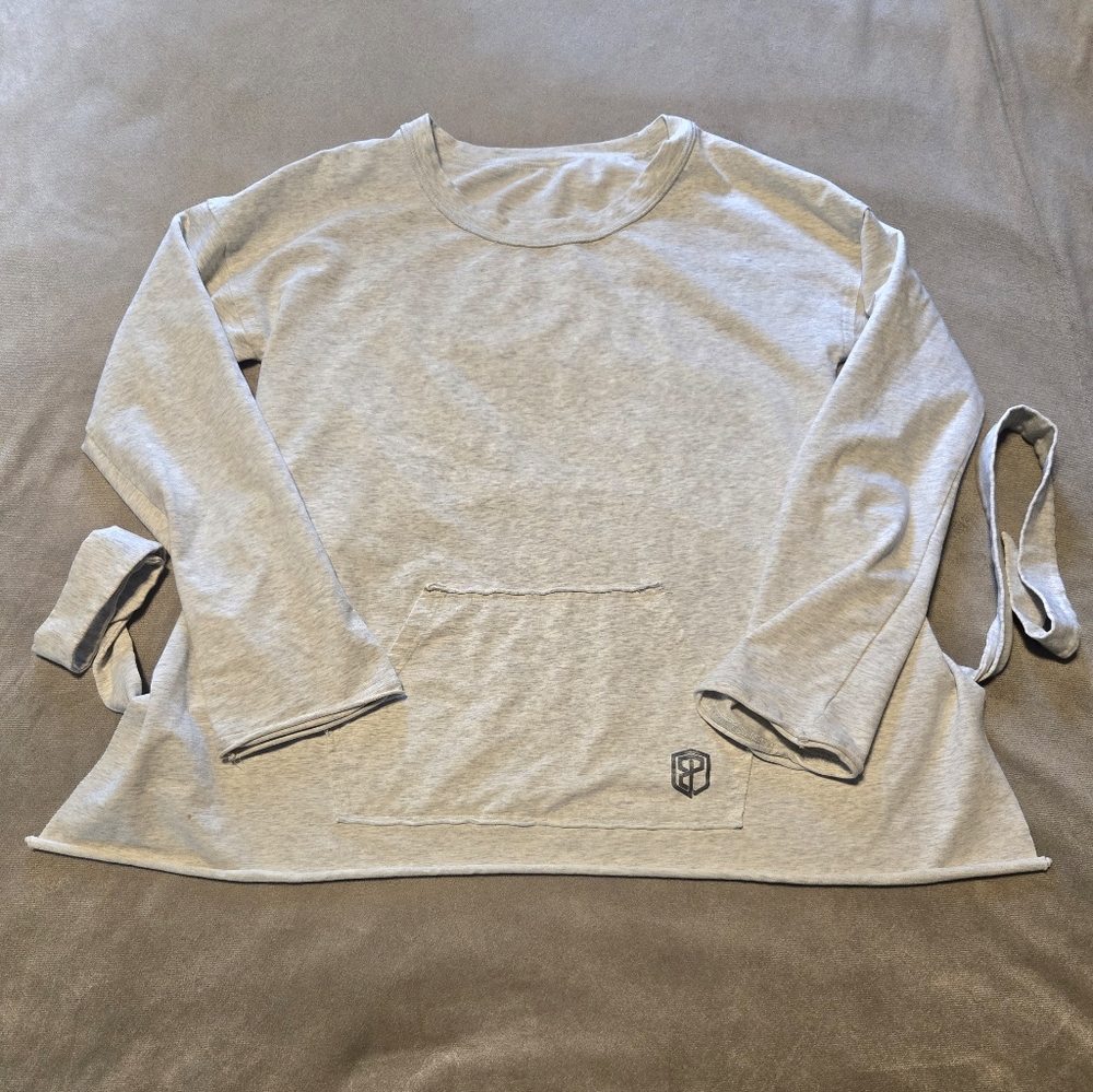 Born Primitive Tie Back Cut Out Workout Long Sleeve Shirt